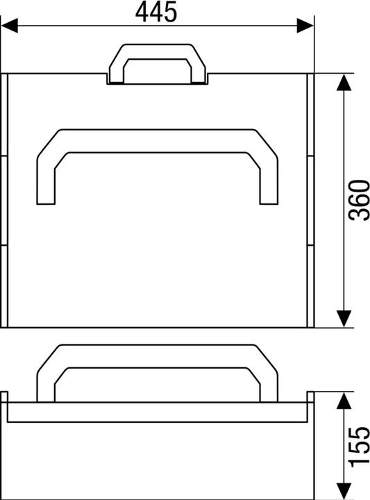Image du produit Spax Montagekoffer L-Boxx Kunststoff T-Star Plus Wirox