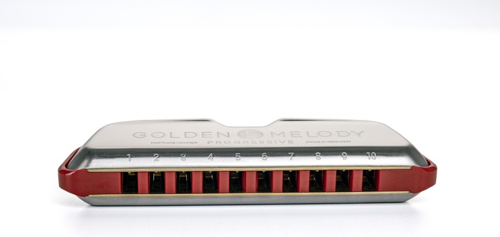 Immagine prodotto Hohner Melodia d'oro Progressiva in Re maggiore (Armonica, Diatonica, D maggiore)