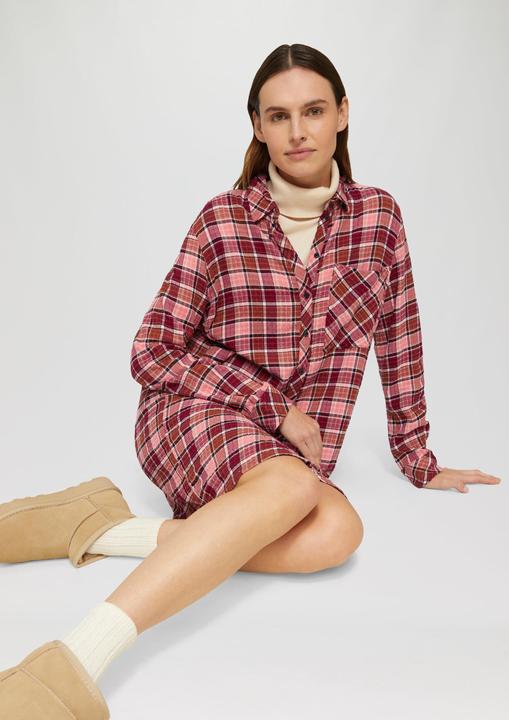 Produktbild S.Oliver Kleid Strukturierte Longbluse aus Viskosemix (36)