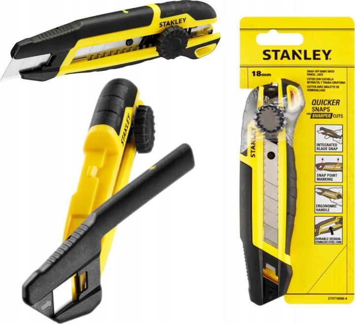 Produktbild Stanley Cuttermesser Klingenbreite 18 mm STHT10500-0 Kunststoff (Cutter)