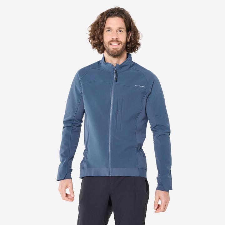 Produktbild Rockrider Fahrrad Winterjacke MTB Herren blau (M)