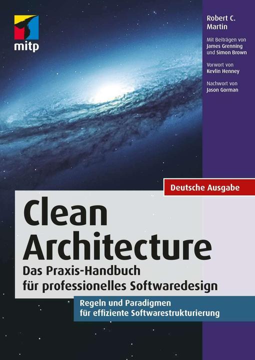 Produktbild Clean Architecture (Deutsch, Robert C. Martin, 2018)