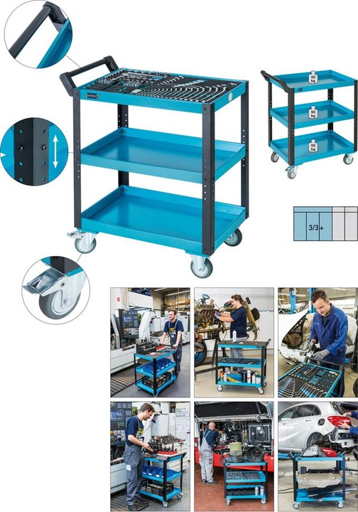 Produktbild HAZET Servicewagen Assistent 167-3 (150 kg)