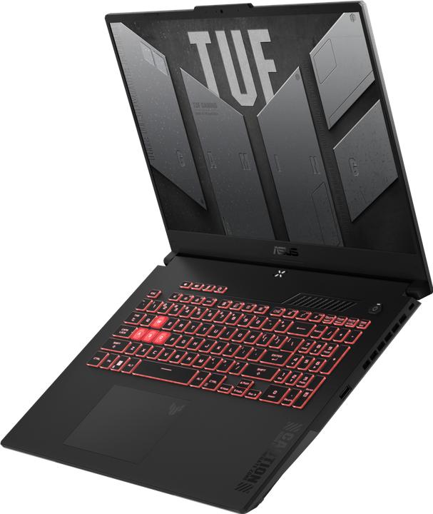 Image du produit ASUS TUF Gaming A17 RTX 4050 (17.30", 512 Go, 16 Go, DE, AMD Ryzen 7 7735HS)
