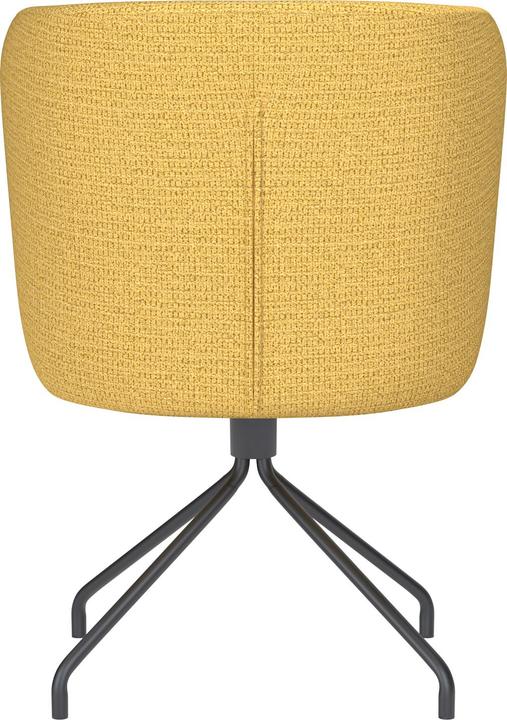 Actual product image White Label Living Chair Stan Ochre Spider Swivel