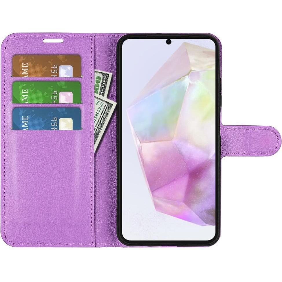 Thumbnail - Cover-Discount Galaxy A36 5G / A56 5G - Leder Etui Hülle (Samsung Galaxy A56, Samsung Galaxy A36), Smartphone Hülle, Vio...