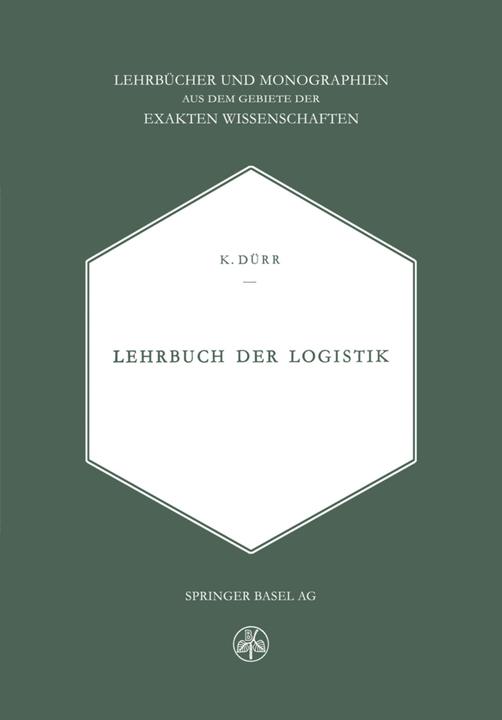 Produktbild Lehrbuch der Logistik (Deutsch, DÜRR, 2014)