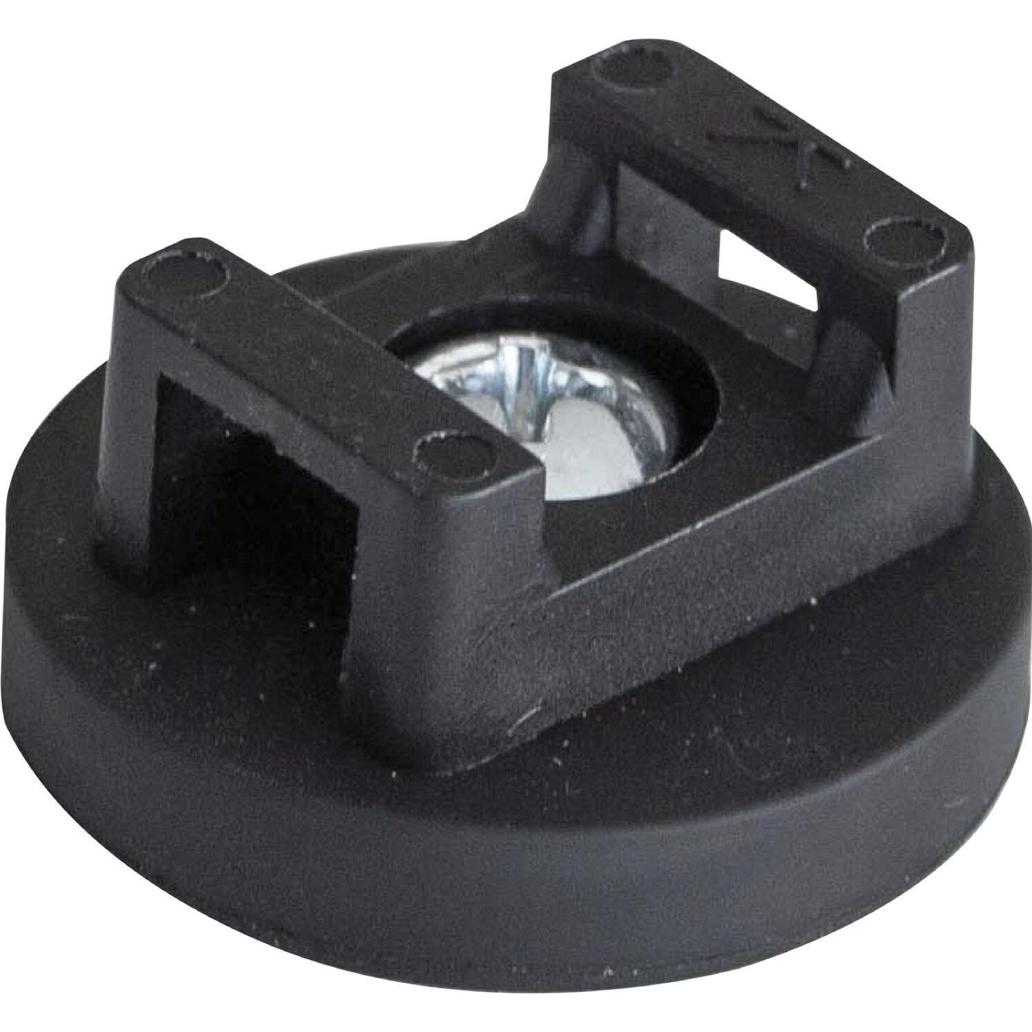 Evoline, Magnet, Haftmagnet schwarz mit Kabelbinder (1 x)