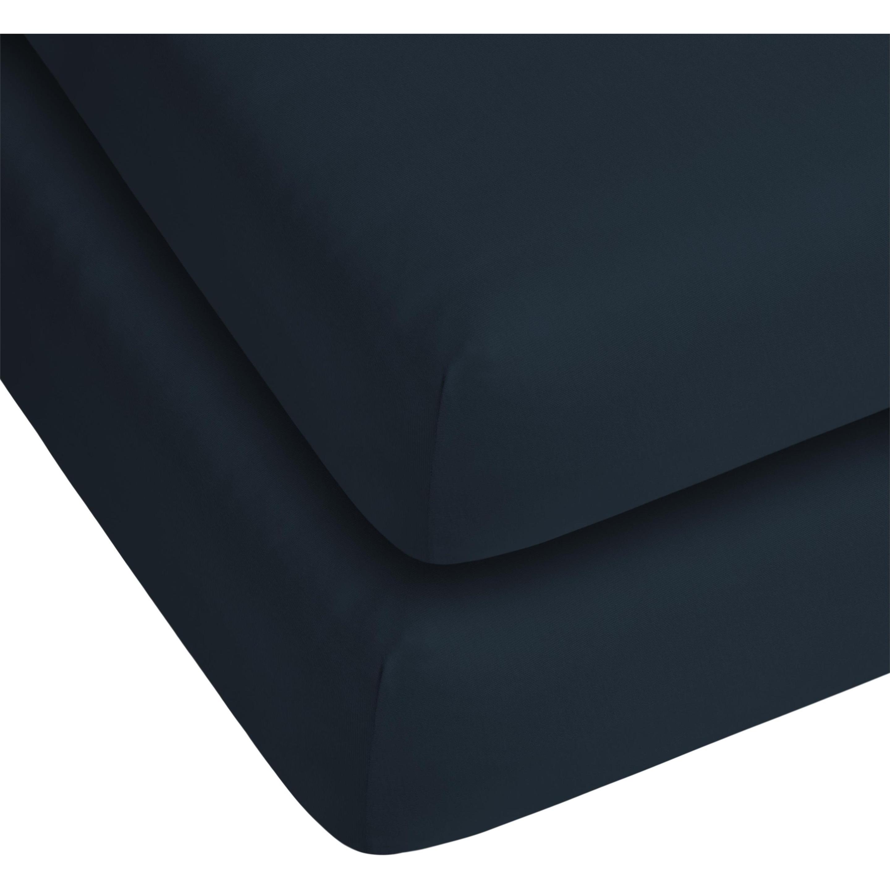 Aspero, Fixleintuch, 2 x Spannbettlaken aus Baumwolle (90, 100 x 200 x 25 cm)