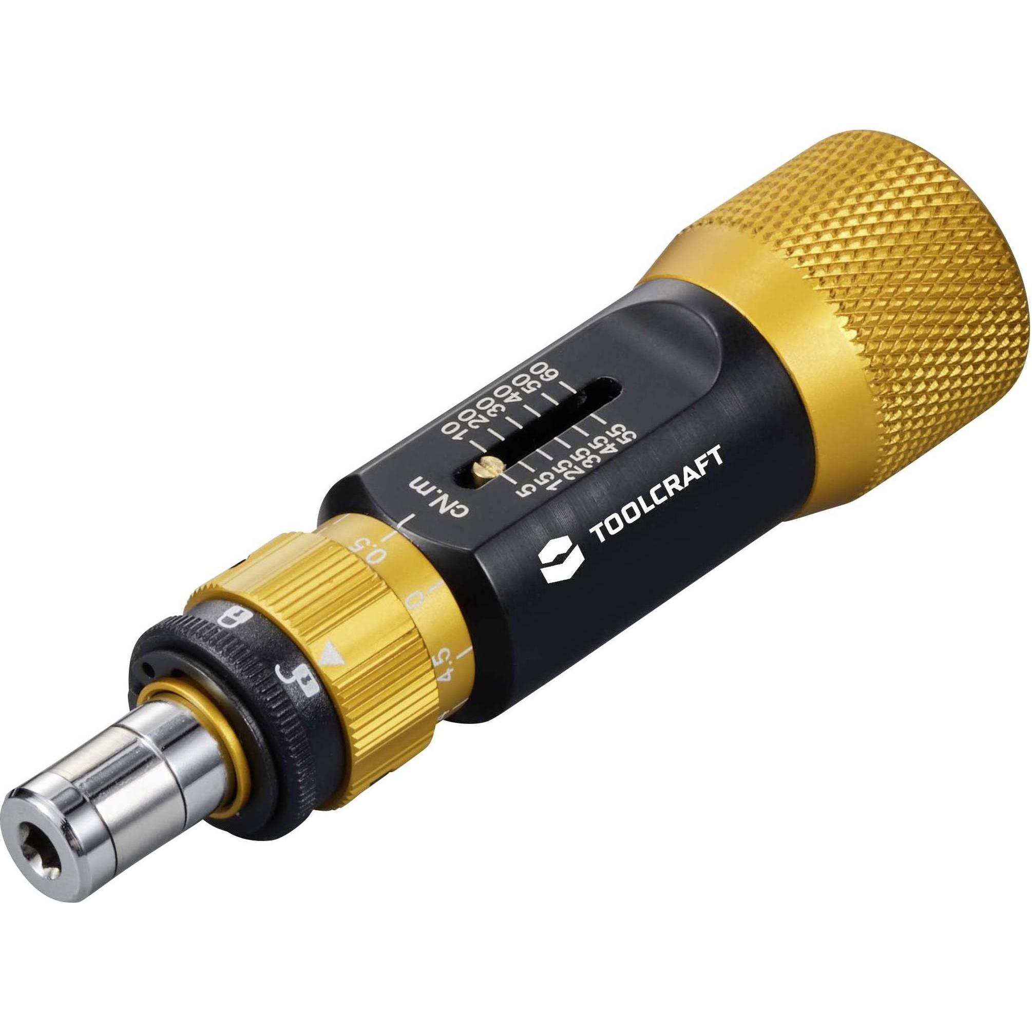 Toolcraft, Allestimento mobili, TO-9627246 Dimensioni del cacciavite dinamometrico per elettronica e meccanica di precisione