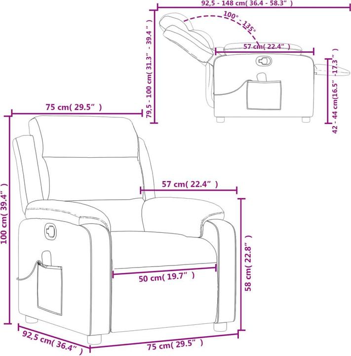 Image du produit vidaXL Massage-Relaxsessel
