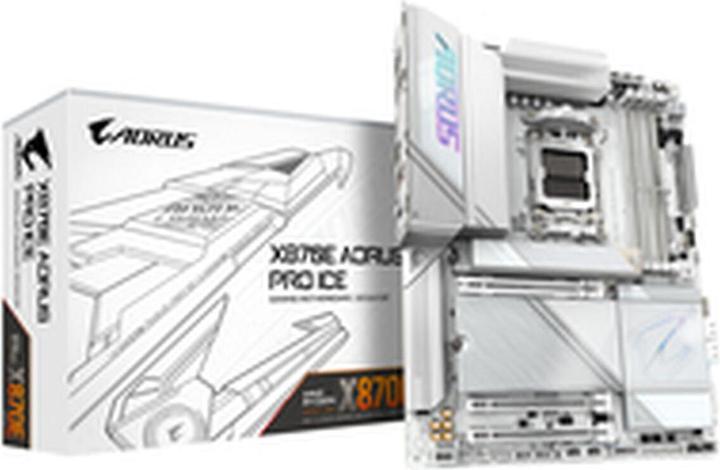 Produktbild Gigabyte X870E AORUS PRO ICE (AM5, AMD X870E, ATX)