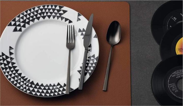 Actual product image Rosenthal Cutlery 24pcs.Vh. Rock Diamond Stainless steel/PVD 2Blac (24 pcs., Cutlery set)