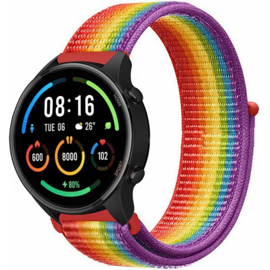 Thumbnail - Strap-it Nylonarmband (Nylon, Xiaomi Mi Watch), Uhrenarmband, Mehrfarbig