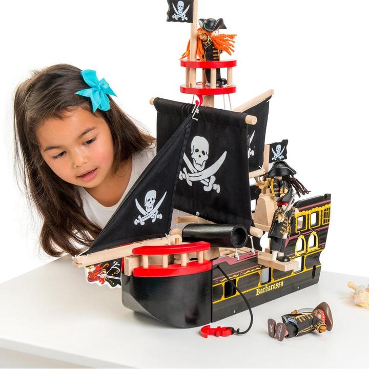 Produktbild Le Toy Van Barbarossa Piraten Schiff