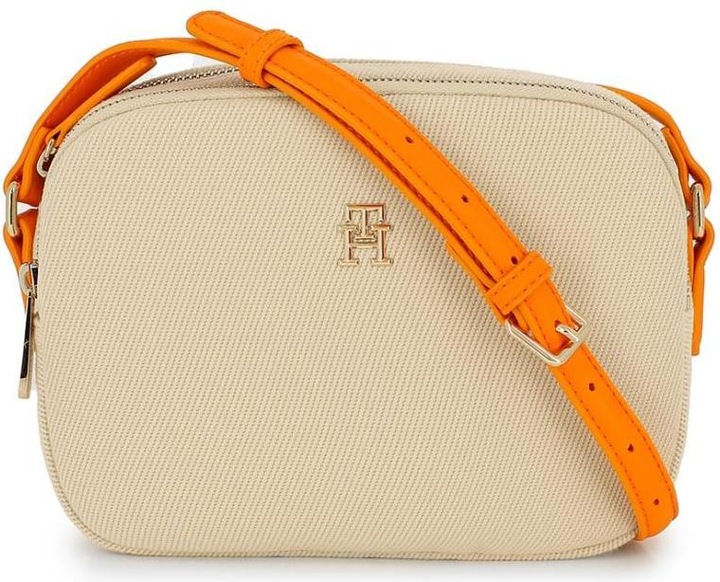Produktbild Tommy Hilfiger Umhängetasche Canvas Crossover - Beige und Orange