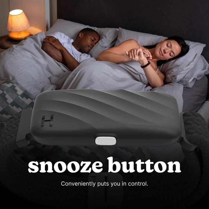 Actual product image Homedics SS-WB100BK-WW WakeBand, Your Silent Alarm, Black