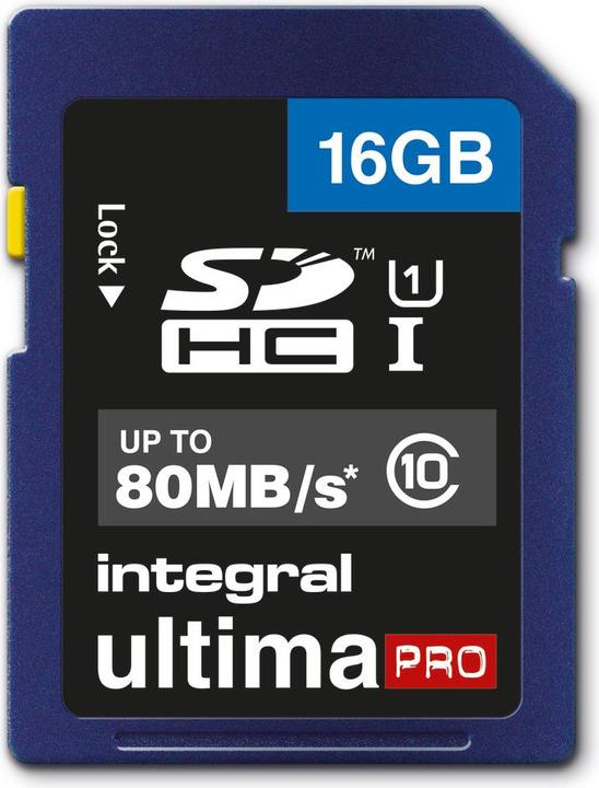 Ultimapro Sdhc/Xc Uhs-I U1 Sd (16 Go, SD, U1, UHS-I)