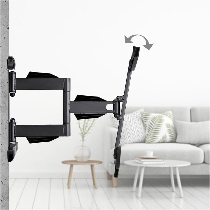 Produktbild Hama TV-Wandhalterung, schwenkbar, neigbar, ausziehbar, 191 cm (75") bis 45 kg (75", 45 kg)