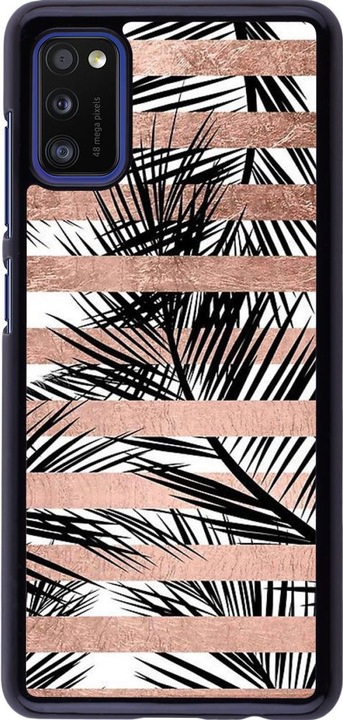 Produktbild PhoneLook Hülle Palm trees gold stripes (Samsung Galaxy A41)