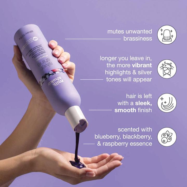 Actual product image Milk_Shake Silver Shine (Liquid shampoo, 1000 ml)
