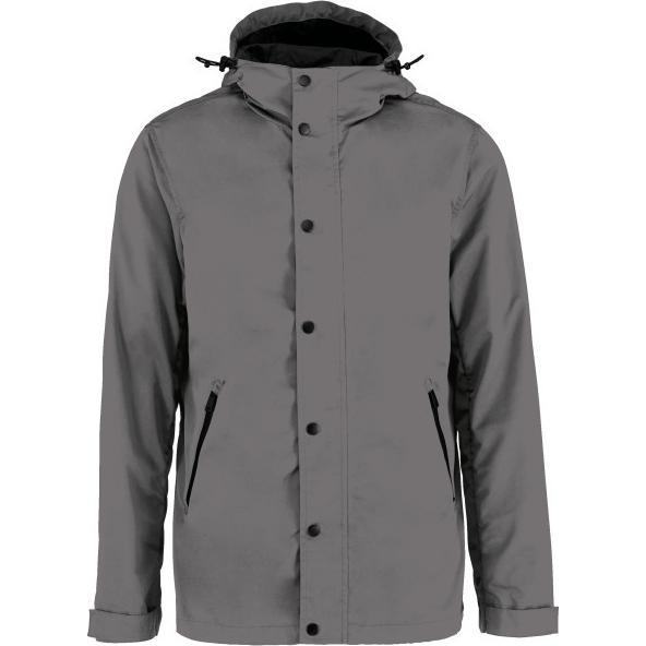 Kariban, Jacke, Umweltfreundliche Kapuzenjacke (XXL), Grau, XXL