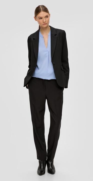 Produktbild s.Oliver Bluse Twill-Bluse aus Lyocell (40)