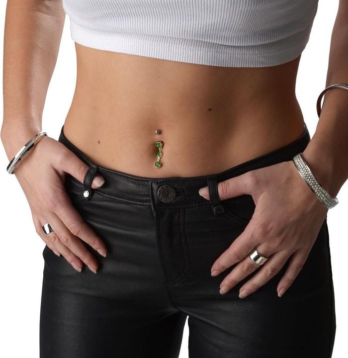 Produktbild Bijouteria Bauchpiercing (Edelstahl, Silber 925, Kristall)