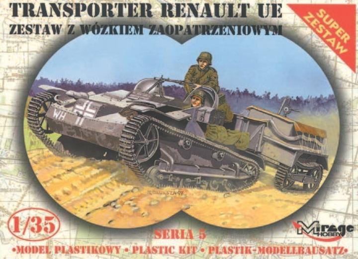 Actual product image Mirage Hobby Renault UE + Universal Transport Trailer