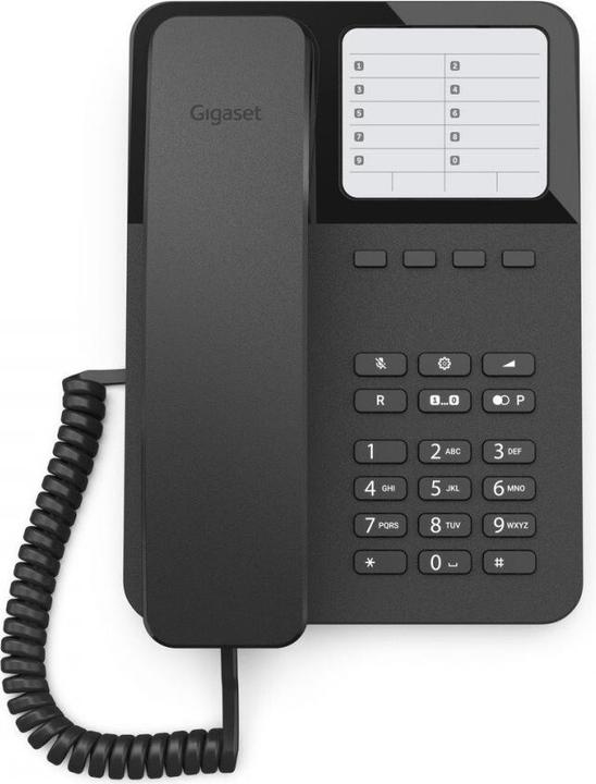 Siemens Telefono a filo Gigaset DESK400 Nero