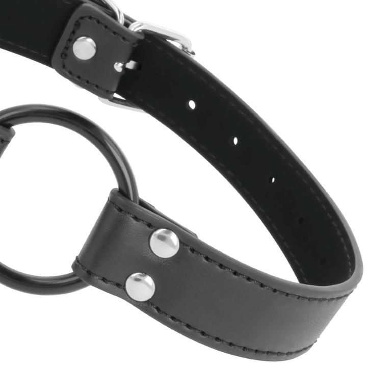 Immagine prodotto Darkness Anello bavaglio nero da 3,6 cm