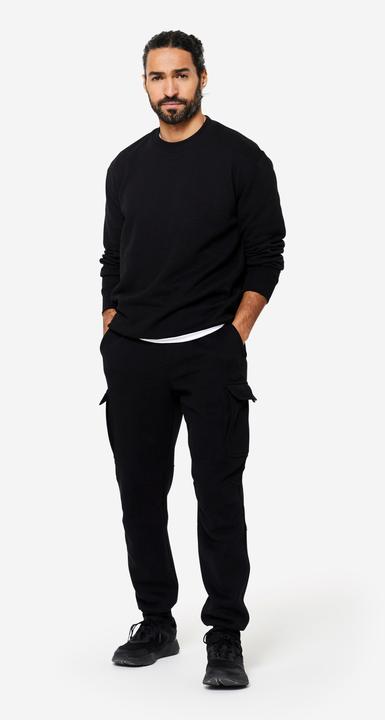 Produktbild Domyos Sweatshirt Herren warm Baumwollgewebe - schwarz (XL)
