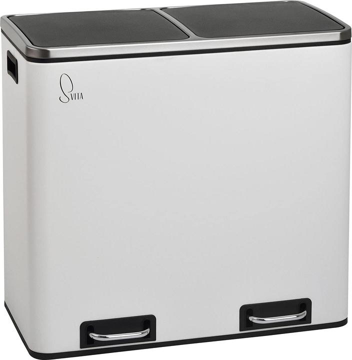Actual product image Svita TM2X15 Pedal bin, White (30 l)