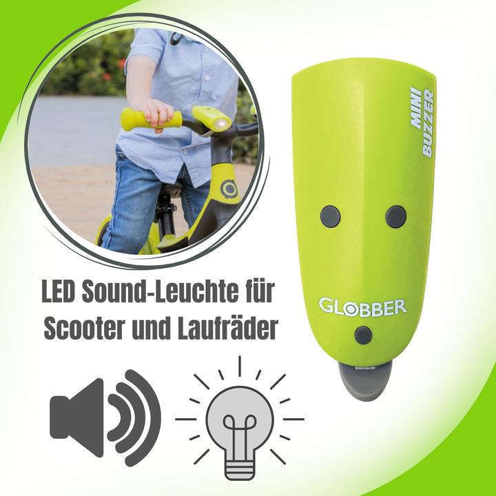 Actual product image Globber Mini Buzzer - LED sound light for scooter