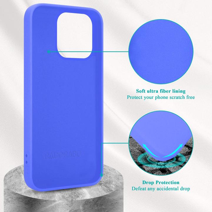 Produktbild Cadorabo Hülle für Apple iPhone 14 PRO im TPU Liquid Silicone Case Style (Apple iPhone 14 Pro)