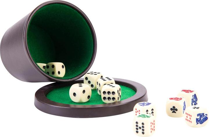 Produktbild Longfield Games Pokerbecher mit Deckel und Würfel