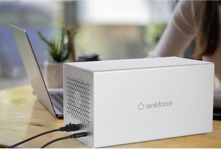 Produktbild Renkforce RF-5587610 SATA-Festplatten-Gehäuse 2.5 Zoll, 3.5 Zoll USB-C® 5Gbps (2.5", 3.5")