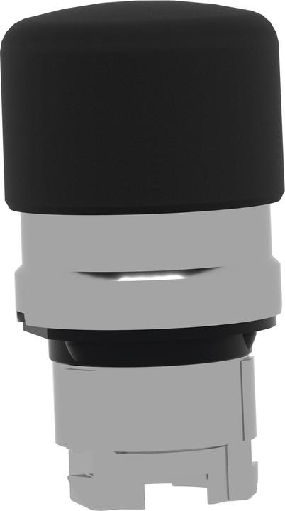 Produktbild Schneider Electric Drucktaster-Kopf 30mm schwarz
