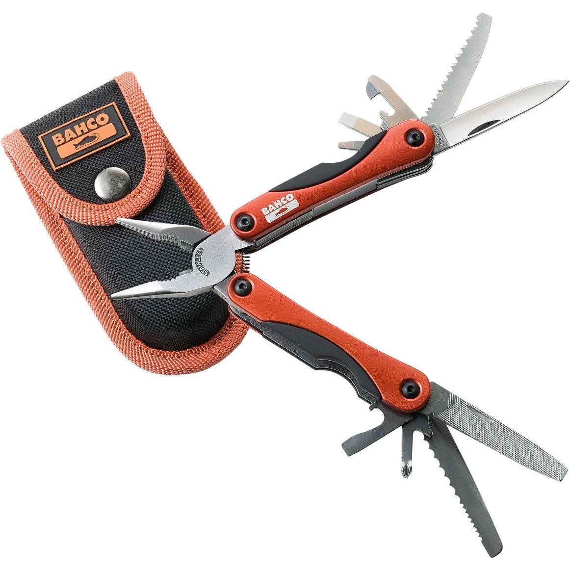 Bahco, Multi-Tool, Multifunktionswerkzeug 18 in 1, Aluminium, 150 mm (18 Funktionen)