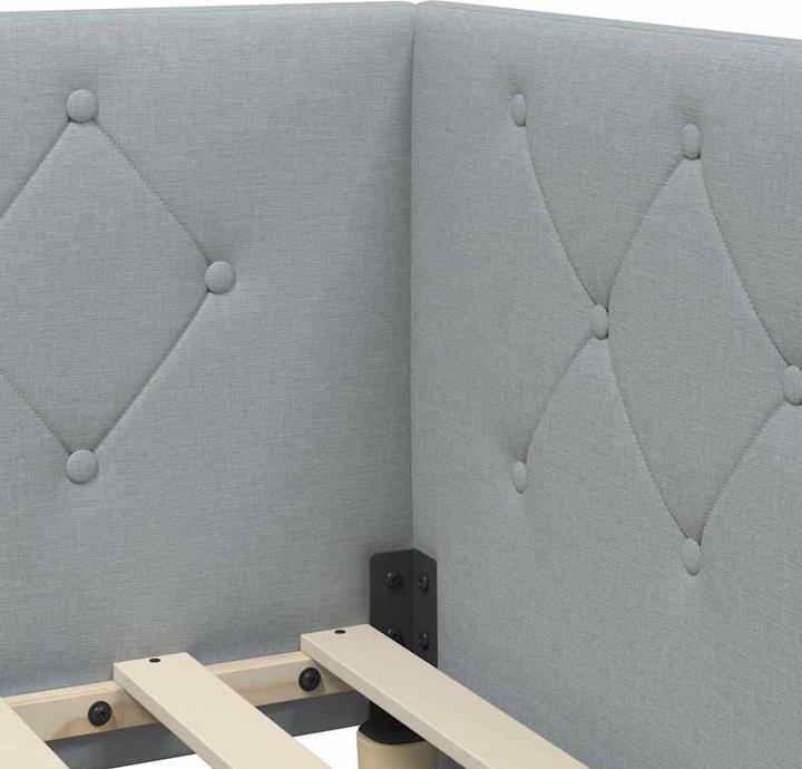 Image du produit vidaXL Eckbettgestell (90 x 190 cm)