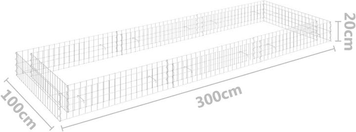 Actual product image vidaXL Gabionen-Hochbeet