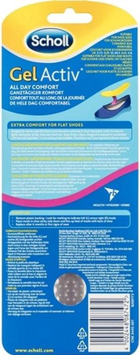 Produktbild Scholl Gel Activ Einlegesohlen fr Flache Schuhe