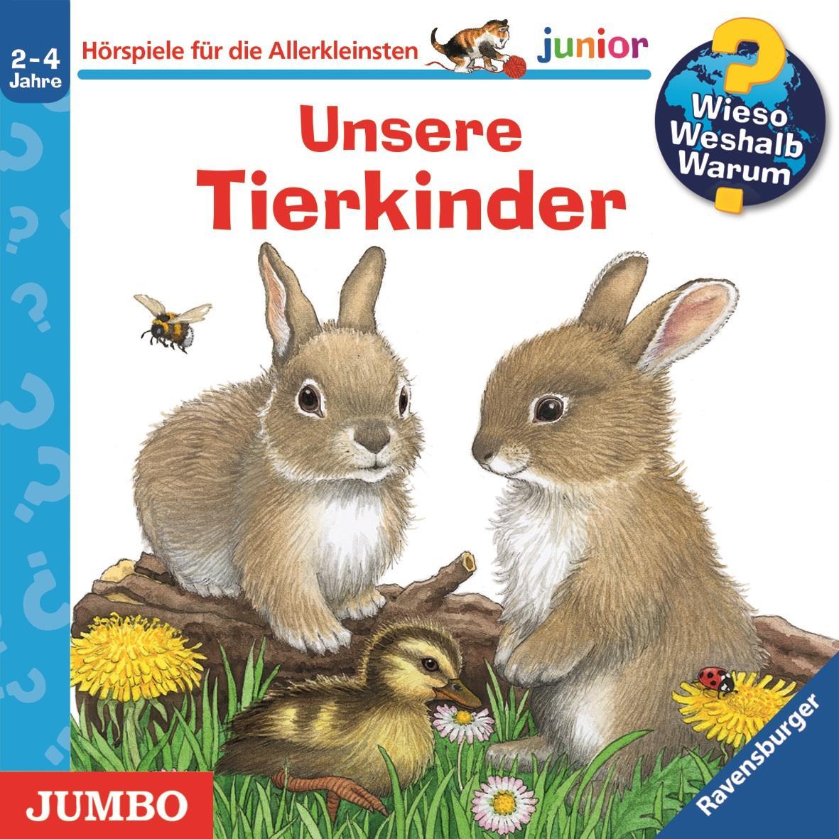 CD WiesoWeshalbWarum Junior - Unsere Tierkinder, Hörbücher