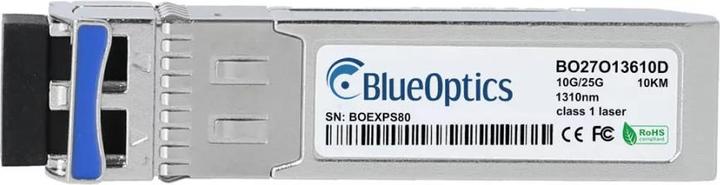 Immagine prodotto BlueOptics Ricetrasmettitore SFP-10/25G-LR-I compatibile con Cisco SFP28 per dati monomodali a 10 o 25 Gigabit