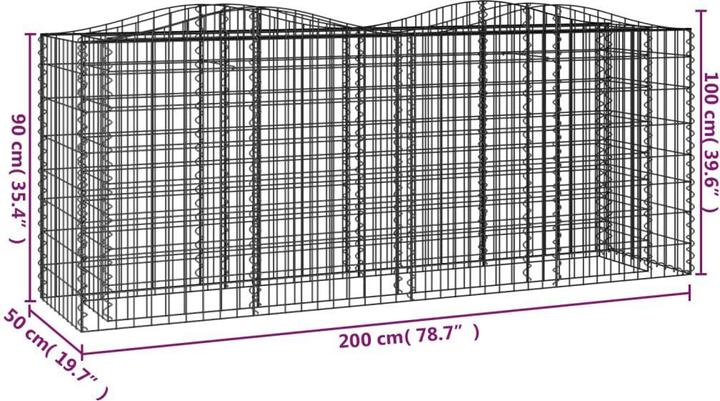 Actual product image vidaXL Gabionen Hochbeet