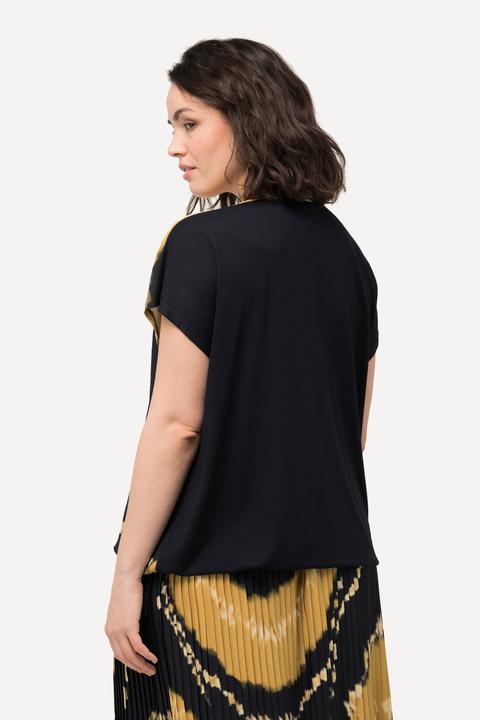 Actual product image Ulla Popken Tie-Dye Short Sleeve Tee (62)