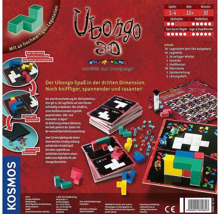 Actual product image Kosmos Ubongo 3-D (German, 2 - 4 Players)