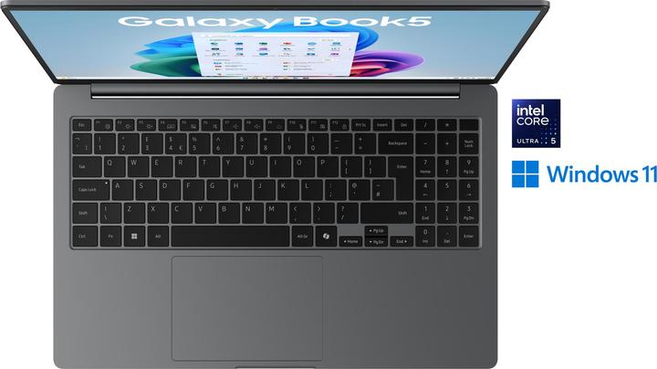 Actual product image Samsung Galaxy Book5 (15.60", 512 GB, 16 GB, Germany, Intel Core Ultra 5 226V)