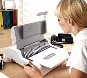 Actual product image Fellowes Pulsar-E 300, Electric Plastic Binding Machine (Comb binding)