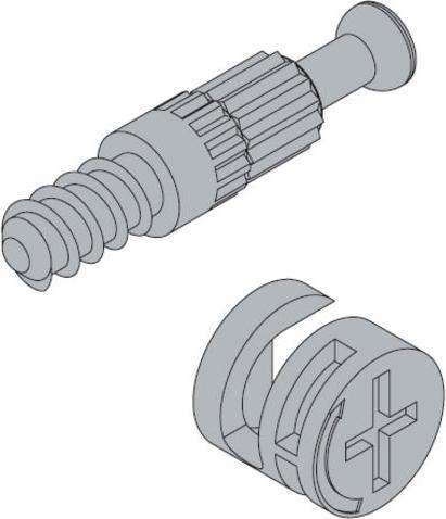 Produktbild Hettich Verbindungsbeschlägeset Rastex 12, 20 mm (Verbindungsbeschlag, 1 Stk.)
